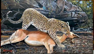 Leopard with Kill thumb