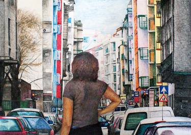 Print of Figurative Cities Drawings by Emese Bacs