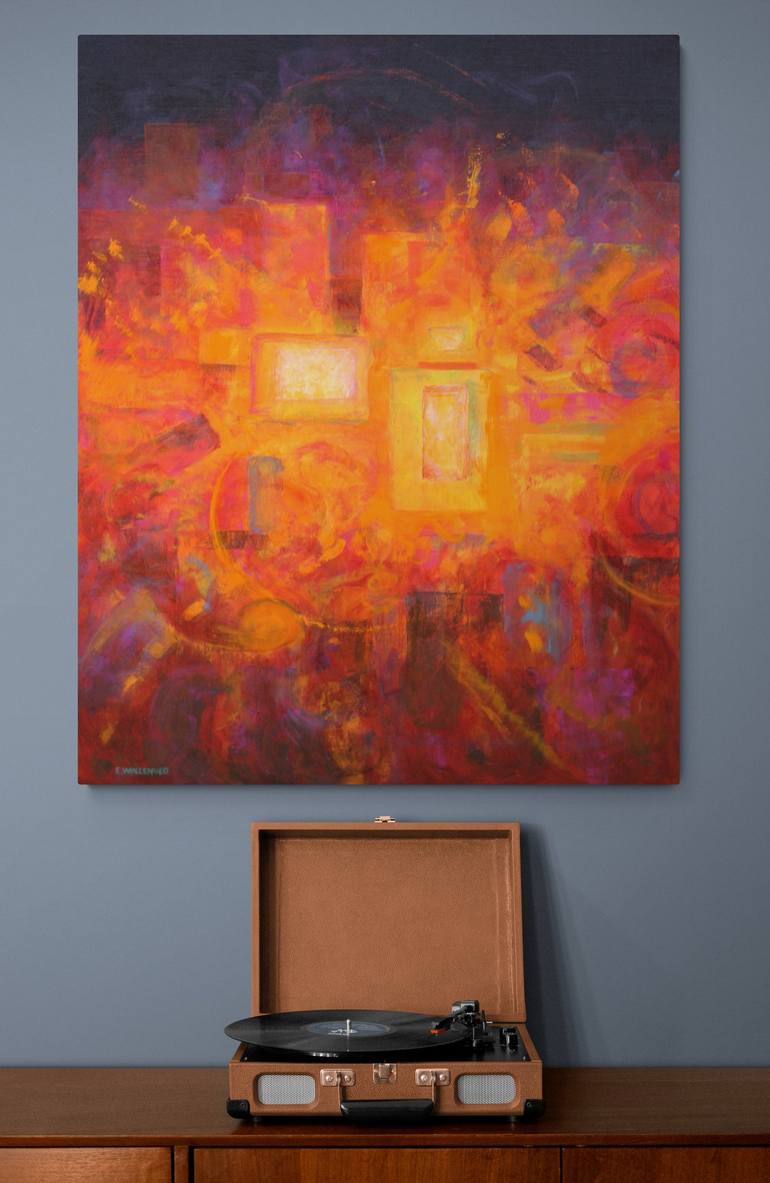 Original Abstract Painting by Eric Winzenried