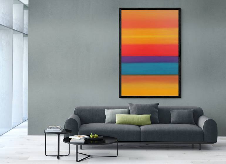Original Abstract Landscape Painting by Eric Winzenried