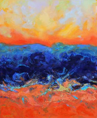 Original Abstract Landscape Paintings by Eric Winzenried