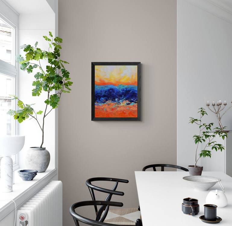 Original Abstract Landscape Painting by Eric Winzenried