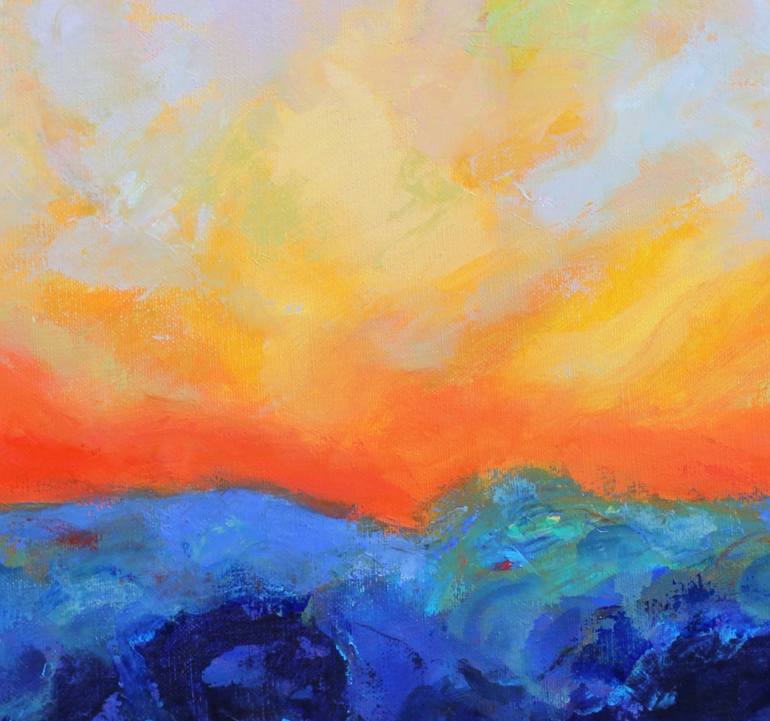 Original Abstract Landscape Painting by Eric Winzenried