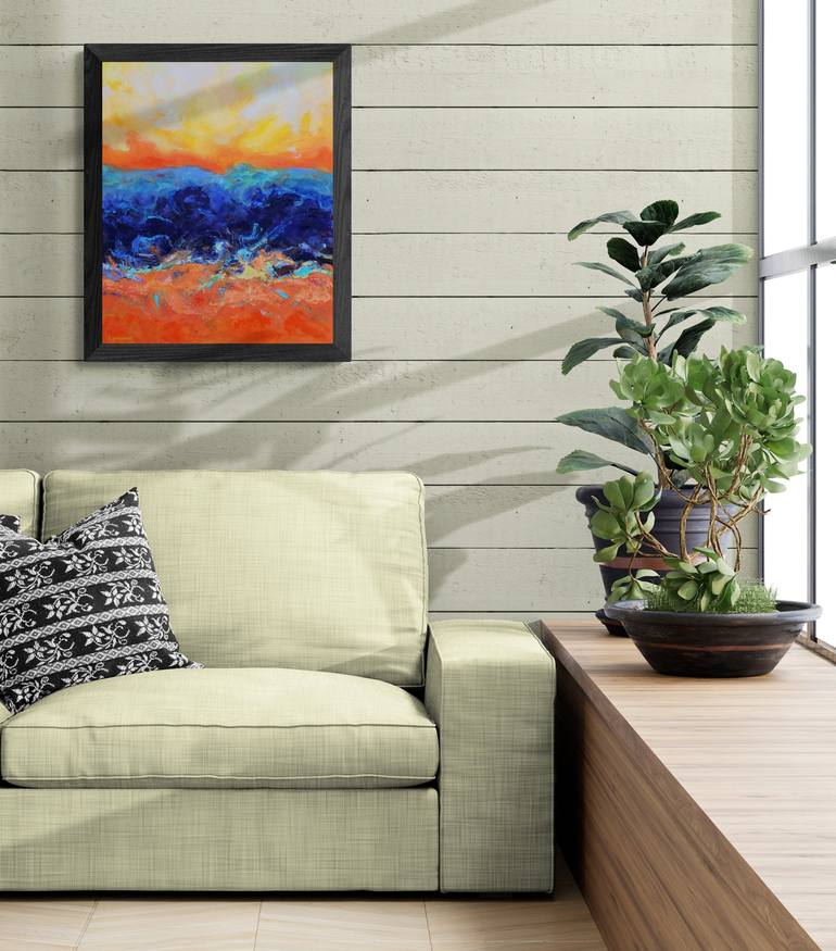 Original Abstract Landscape Painting by Eric Winzenried