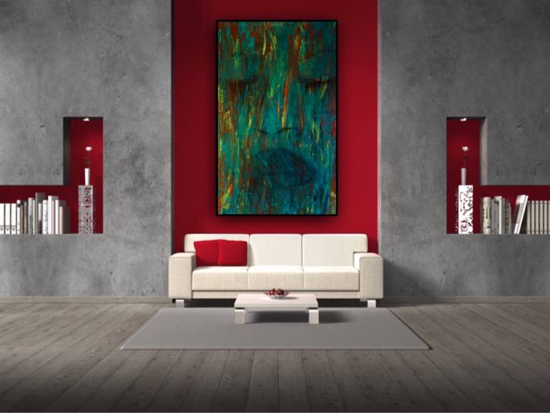 Original Abstract Painting by Justin Ligeikis