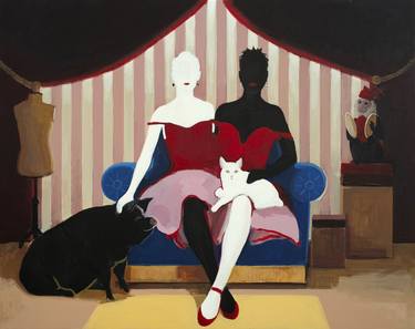 Original Conceptual Women Paintings by Lance Paull
