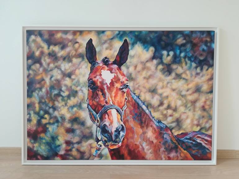 Original Figurative Horse Painting by Diana Torje