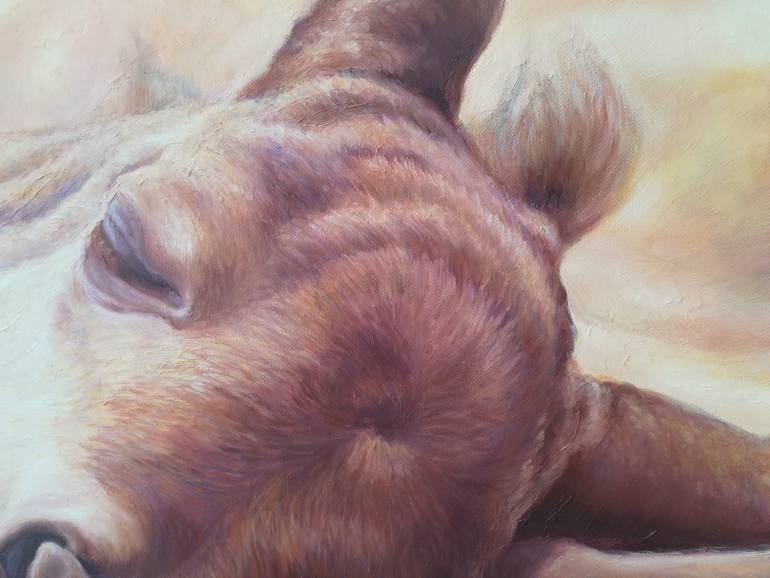 Original Figurative Horse Painting by Diana Torje