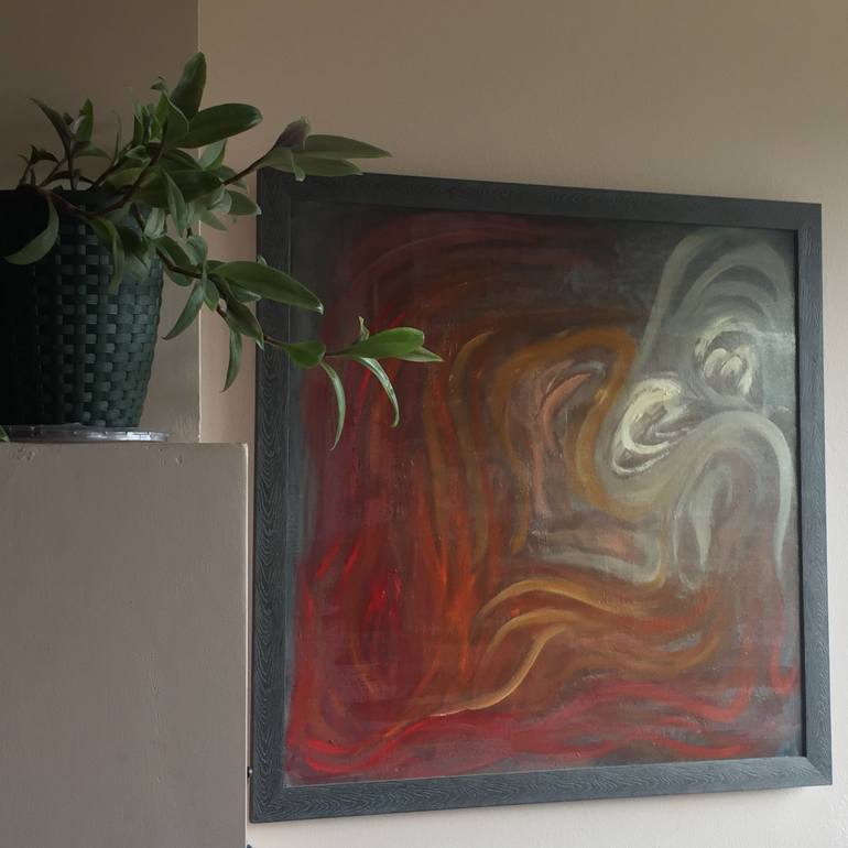 Original Abstract Painting by Nazan KIRCI