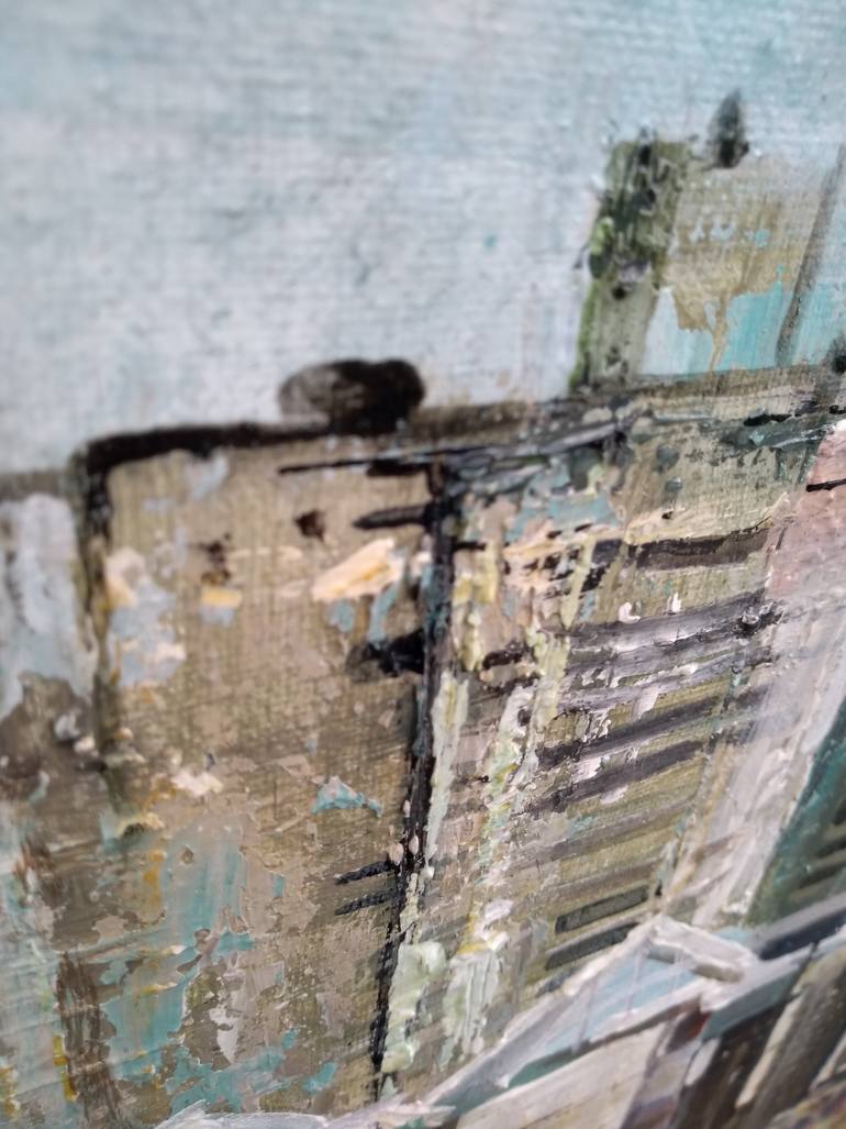Original Figurative Architecture Painting by Viktoria Voloshina