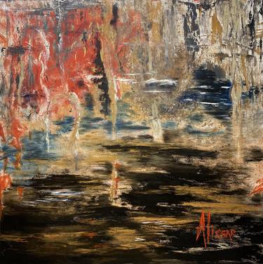 Original Abstract Landscape Paintings by Alissar Langworthy
