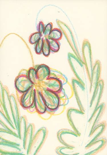 Original Floral Drawings by D.C. Thomas