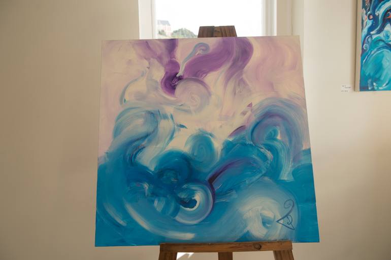 Original Abstract Expressionism Abstract Painting by Diana Treeborn