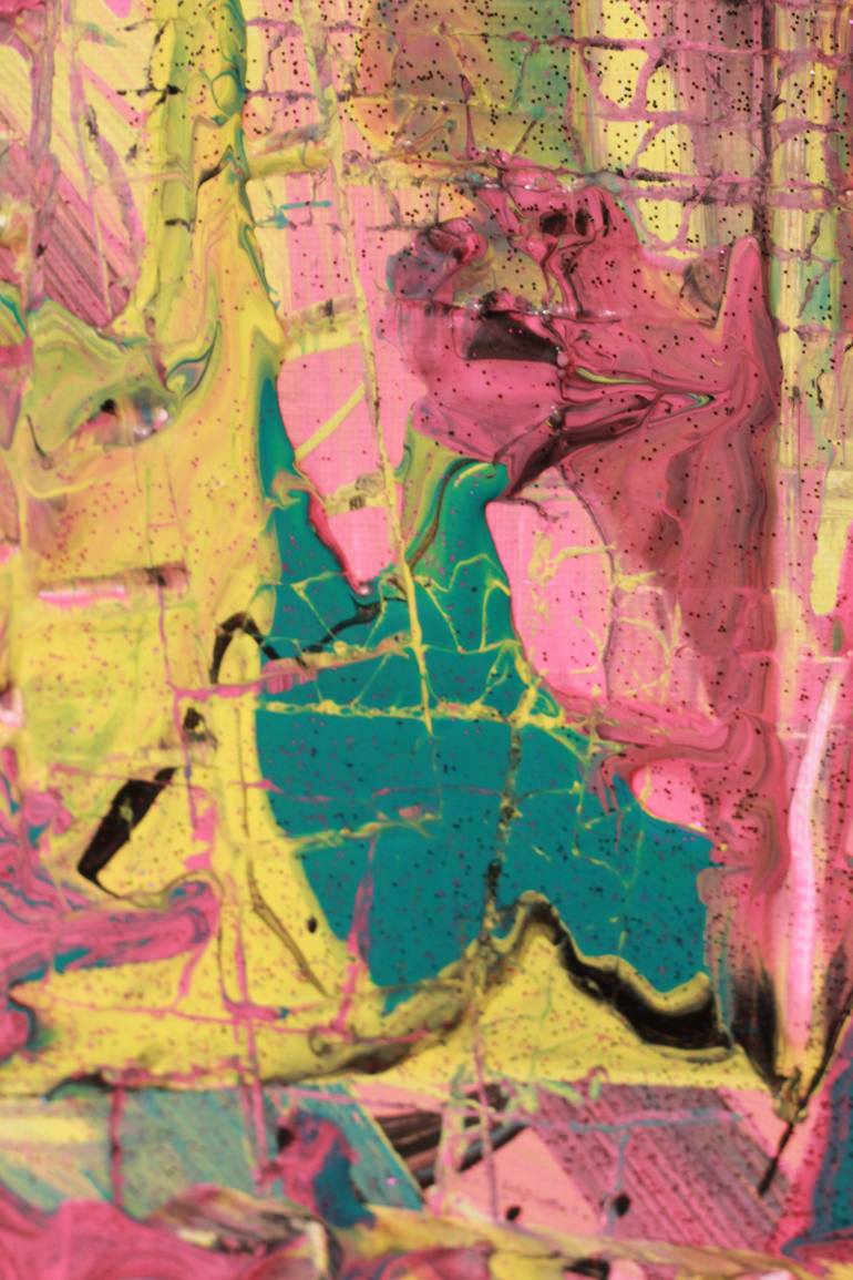 Original Abstract Expressionism Abstract Painting by Zutistique Uae