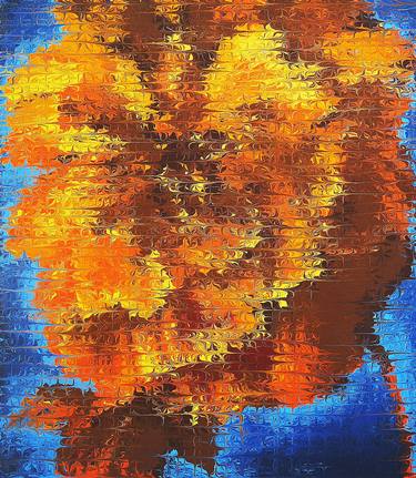 Print of Abstract Expressionism Floral Paintings by Pongsatorn Tipasatien