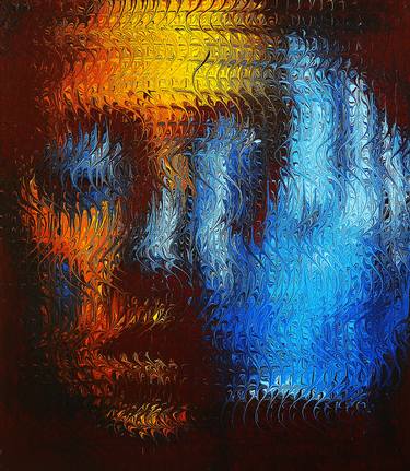 Print of Abstract Portrait Paintings by Pongsatorn Tipasatien