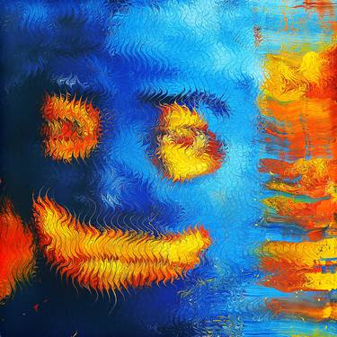 Print of Abstract Portrait Paintings by Pongsatorn Tipasatien