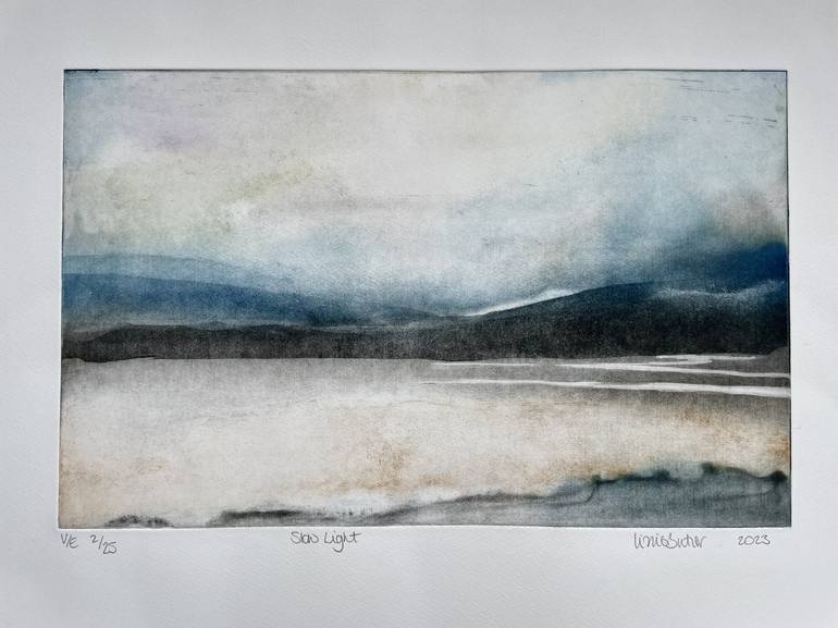 Original Contemporary Landscape Printmaking by Lizzie Butler