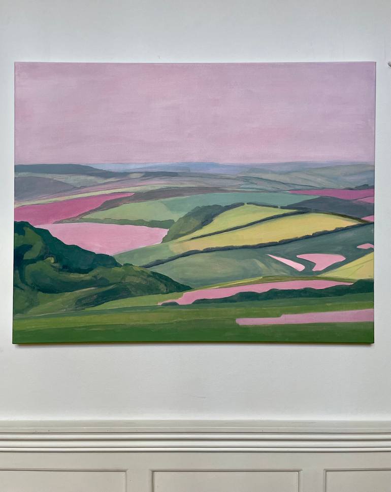 Original Abstract Landscape Painting by Lizzie Butler