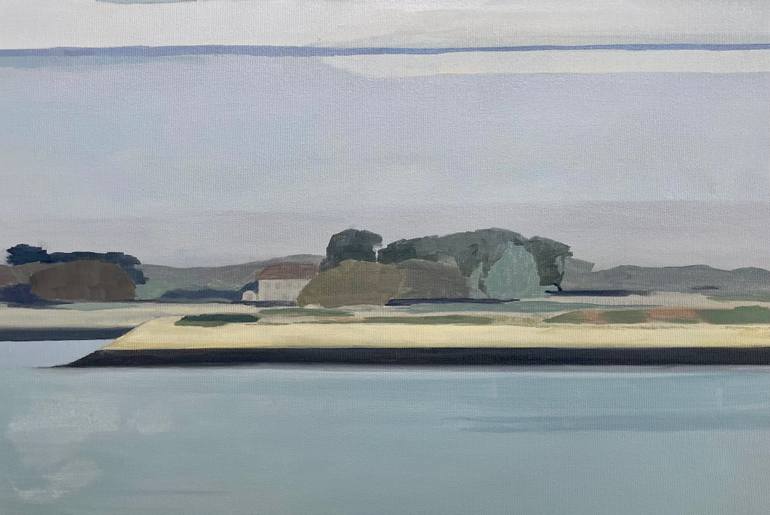 Original Abstract Landscape Painting by Lizzie Butler