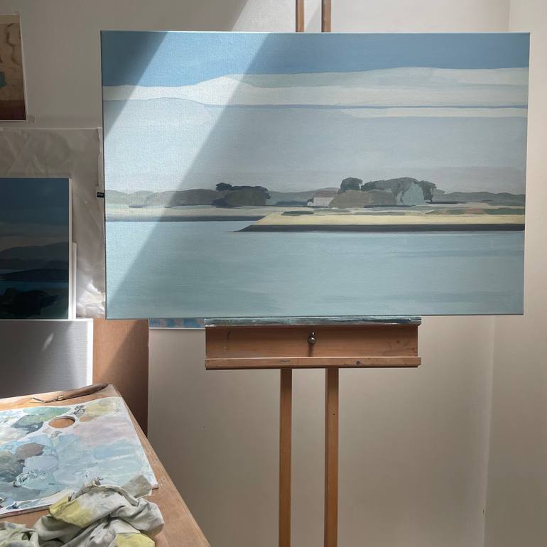 Original Abstract Landscape Painting by Lizzie Butler