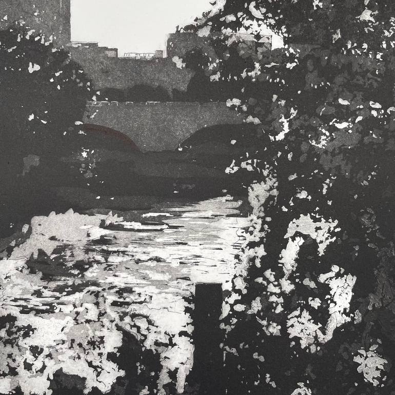 Original Black & White Architecture Printmaking by Lizzie Butler