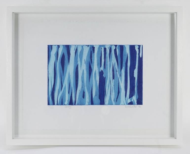 Original Abstract Expressionism Abstract Printmaking by Lizzie Butler