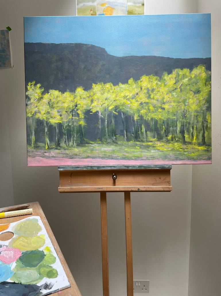 Original Impressionism Landscape Painting by Lizzie Butler