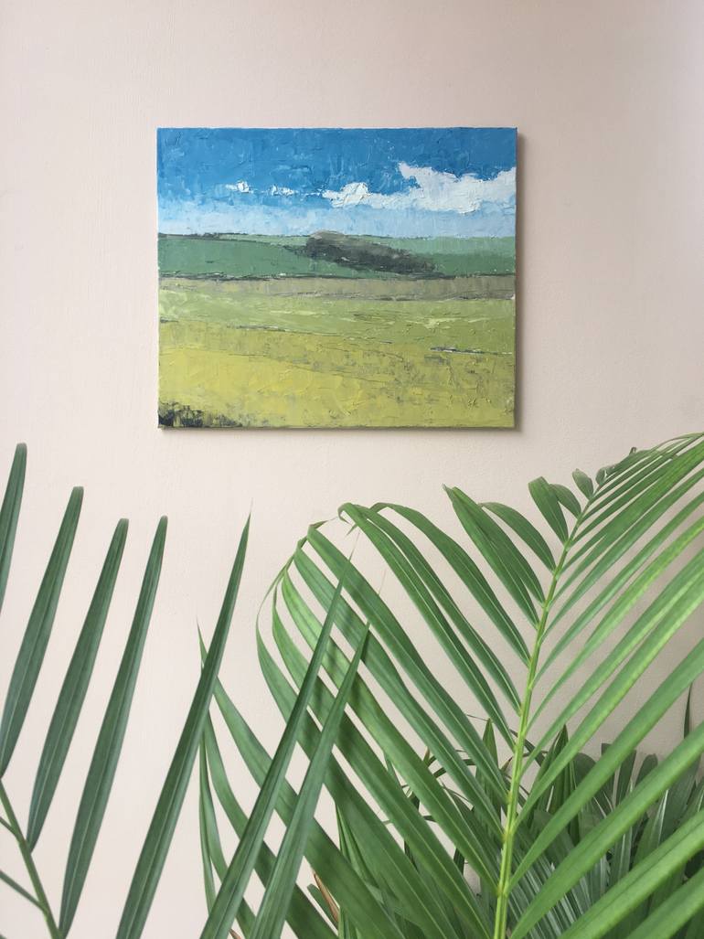 Original Abstract Landscape Painting by Lizzie Butler