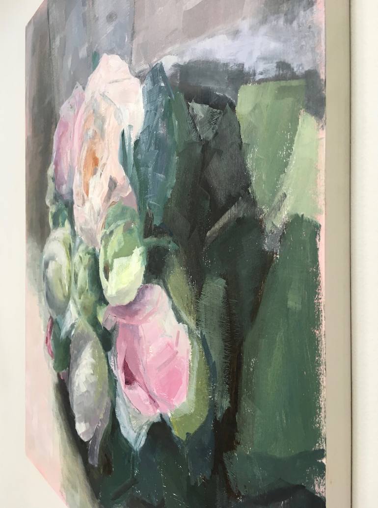 Original Figurative Floral Painting by Lizzie Butler