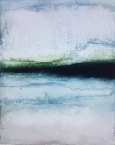 Original Abstract Landscape Printmaking by Lizzie Butler