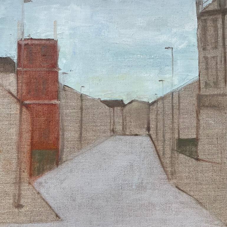 Original Abstract Architecture Painting by Lizzie Butler