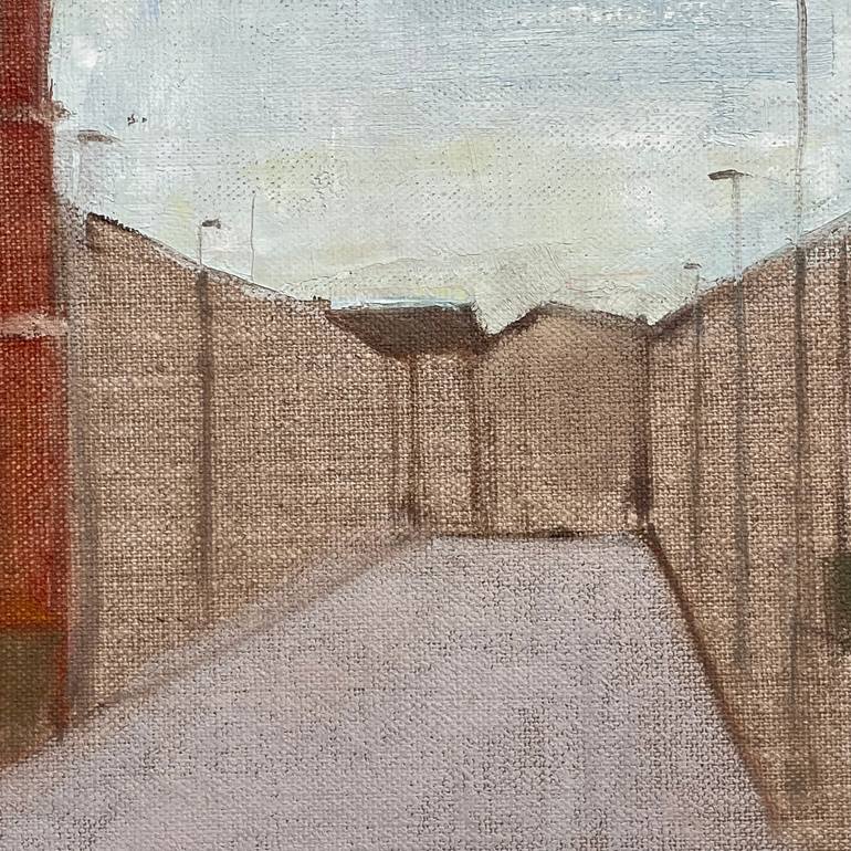 Original Abstract Architecture Painting by Lizzie Butler