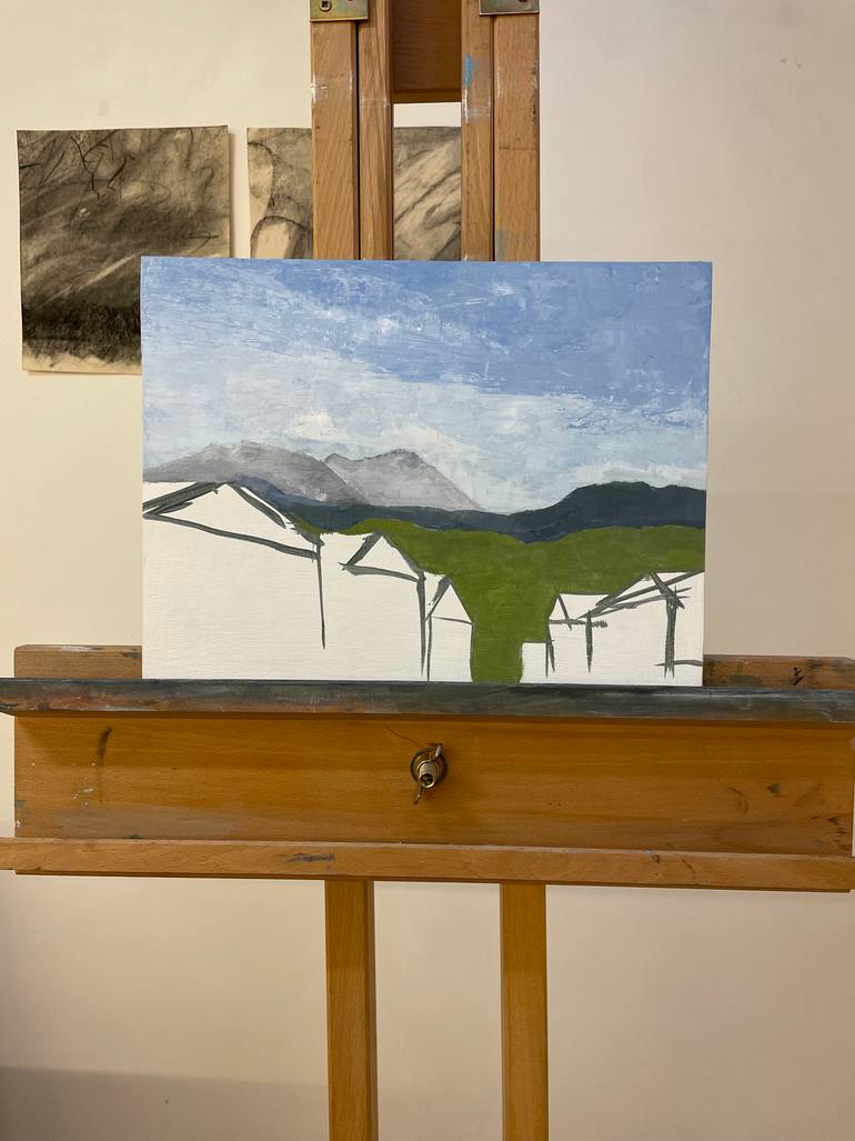 Original Conceptual Abstract Painting by Lizzie Butler