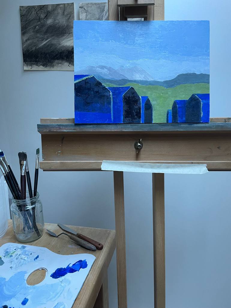 Original Conceptual Abstract Painting by Lizzie Butler