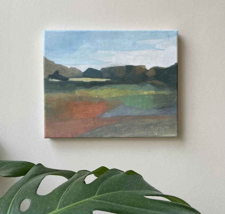 Original Abstract Landscape Painting by Lizzie Butler