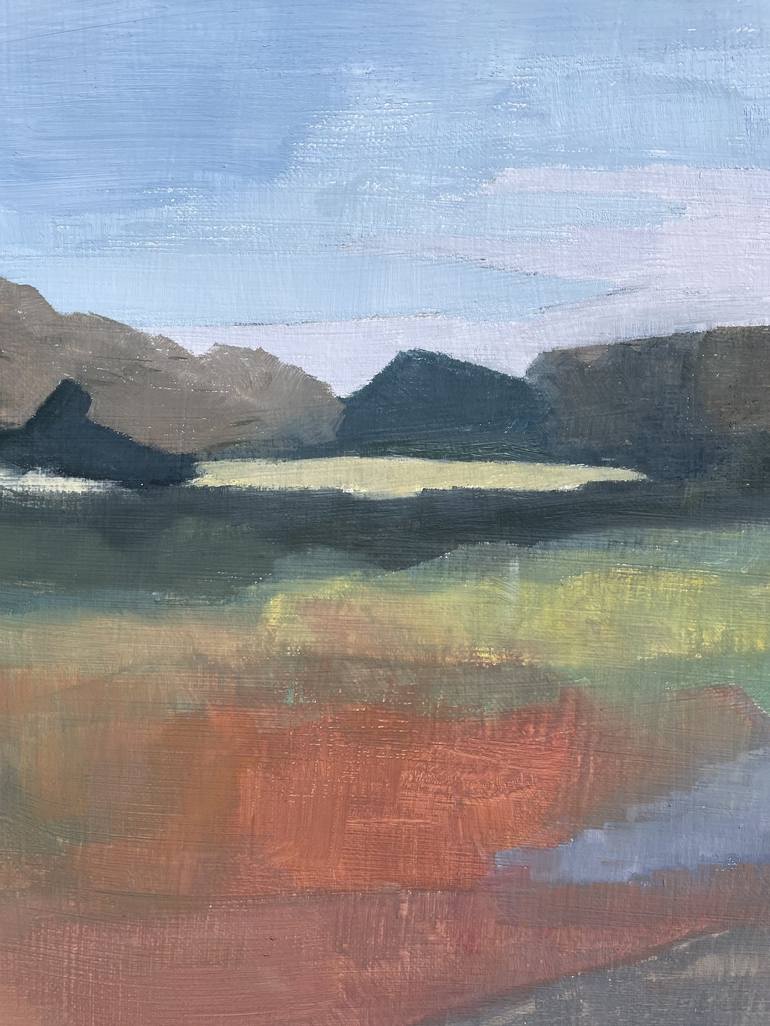 Original Abstract Landscape Painting by Lizzie Butler