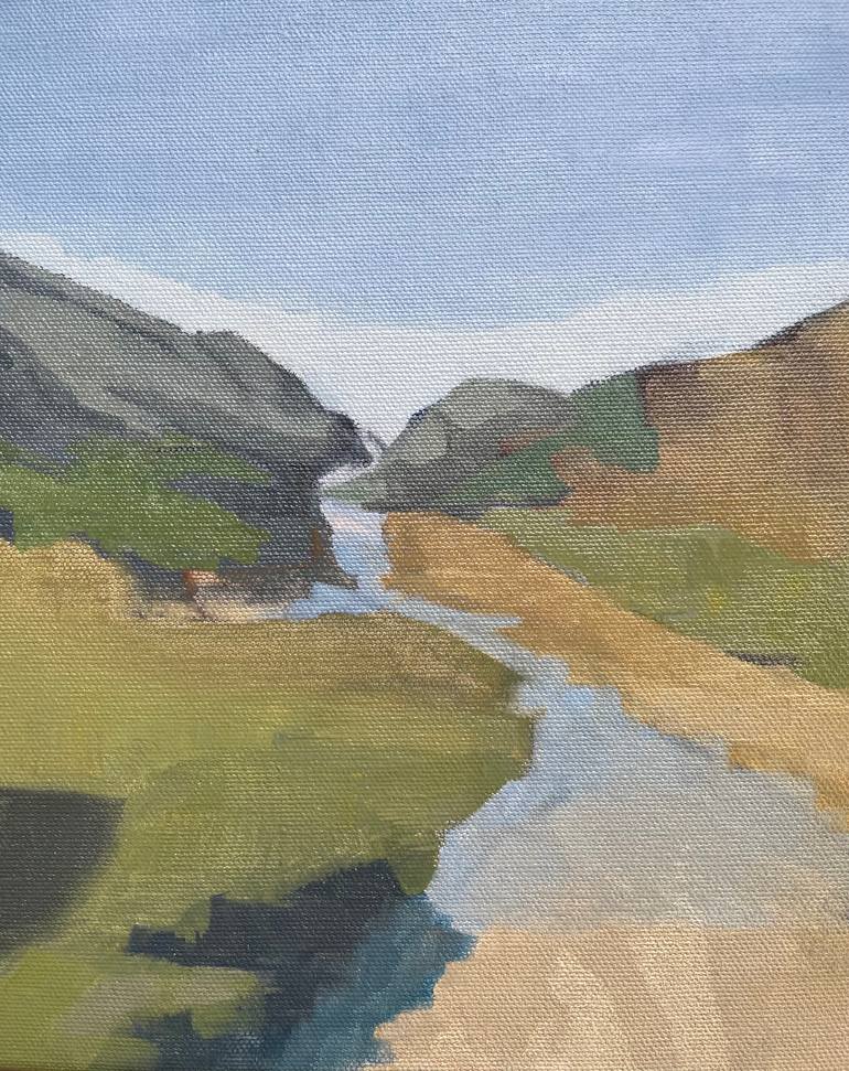 Original Abstract Landscape Painting by Lizzie Butler