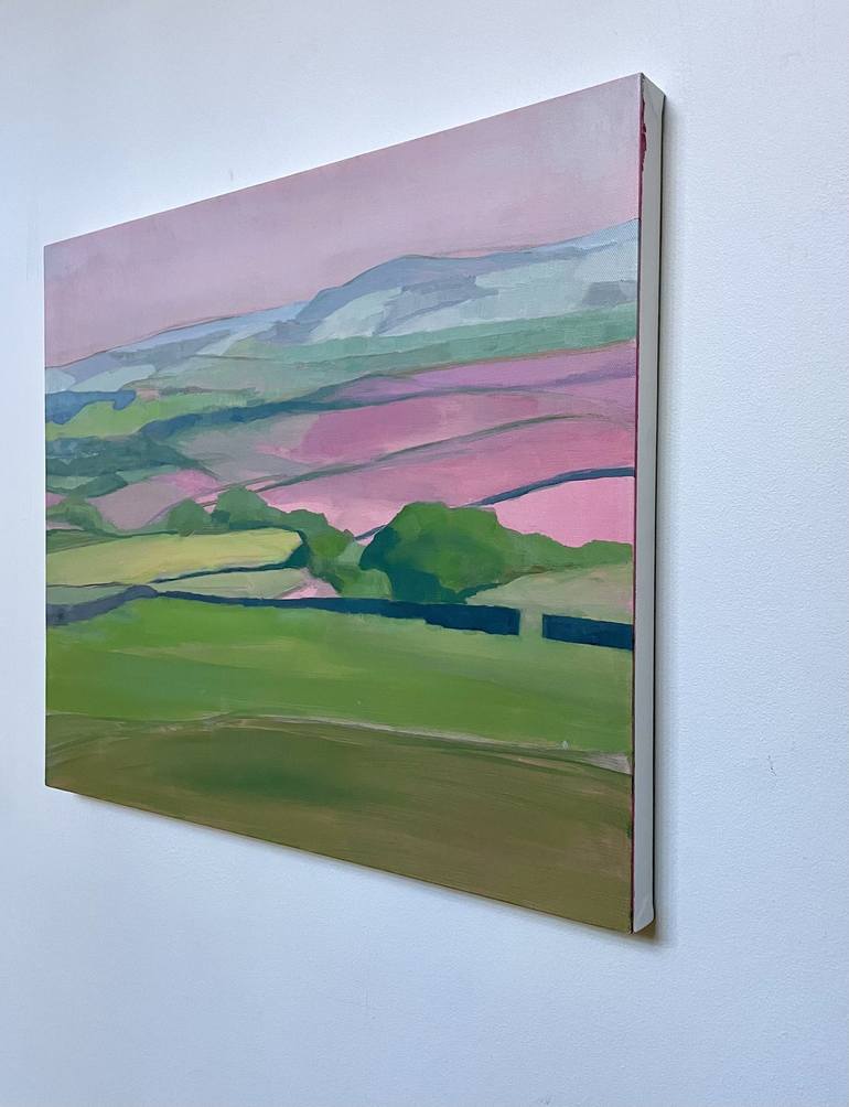 Original Abstract Landscape Painting by Lizzie Butler