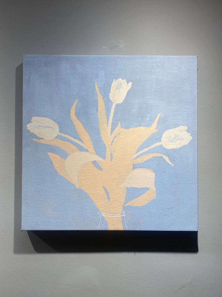 Original Abstract Botanic Painting by Tom Mendola