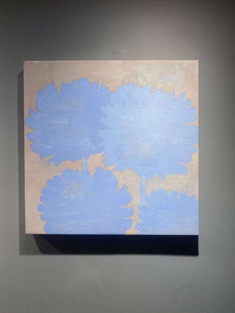 Original Abstract Botanic Painting by Tom Mendola