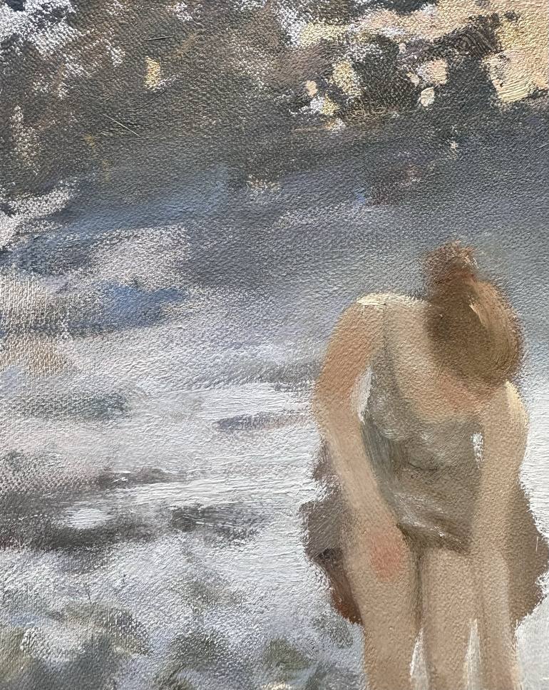 Original Impressionism Nude Painting by Ivan Voloshyn