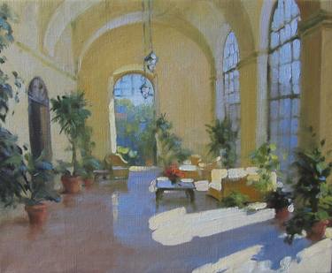 Print of Impressionism Interiors Paintings by Ivan Voloshyn