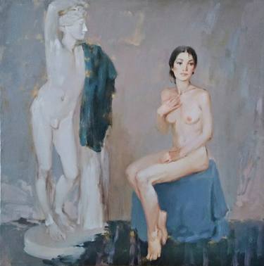 Original Figurative Women Paintings by Ivan Voloshyn