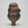 Semi-unique raku-fired fertility statue inspired by rebirth, the abundance of nature, and the beauty of the cosmos. This piece was the third in a limited edition of 3.