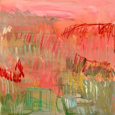 Original Abstract Landscape Paintings by Claire Oxley