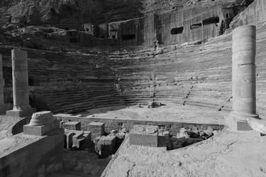 The Nabataean Theatre, Petra city, UNESCO Site, Jordan thumb