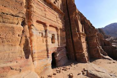 The Silk Tomb, Petra city, UNESCO Site, Wadi Musa, Jordan thumb