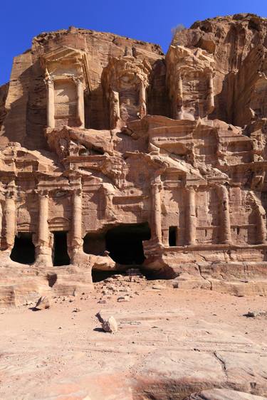 The Corinthian Tomb, Petra city, UNESCO Site, Wadi Musa, Jordan thumb