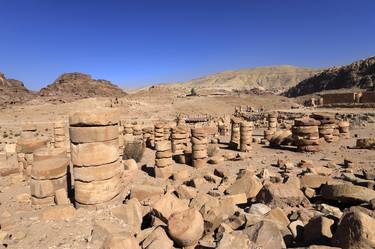 The Great temple, Petra city, UNESCO Site, Wadi Musa, Jordan thumb